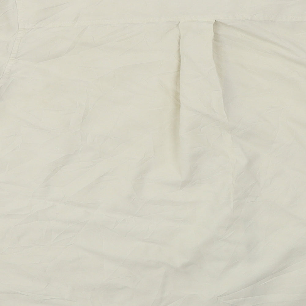 Orvis Womens Ivory   Basic Button-Up Size M