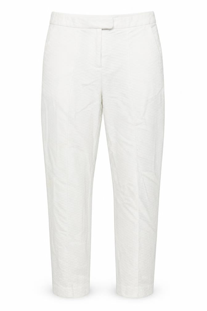 Womens UK Size 8 Topshop Regular Fit  White Trousers