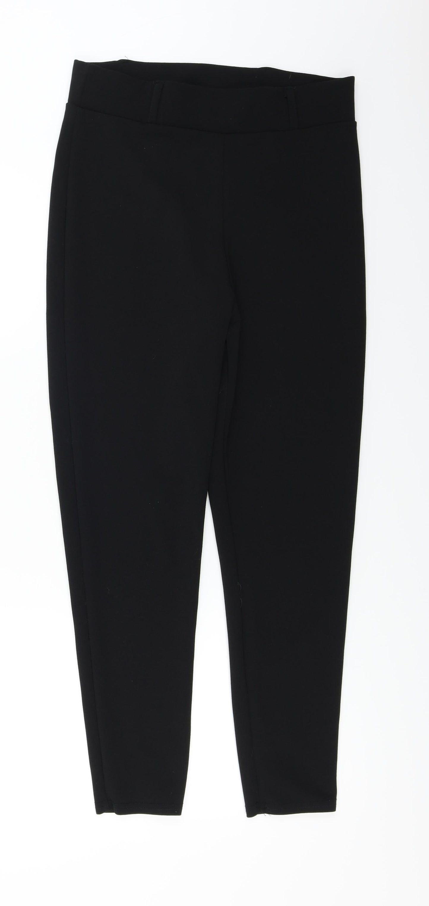 Womens UK Size 12 PRETTYLITTLETHING Regular Fit  Black Trousers