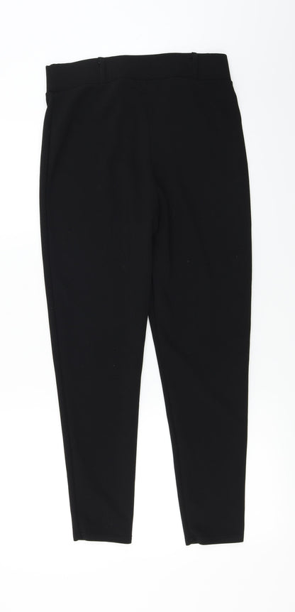 Womens UK Size 12 PRETTYLITTLETHING Regular Fit  Black Trousers