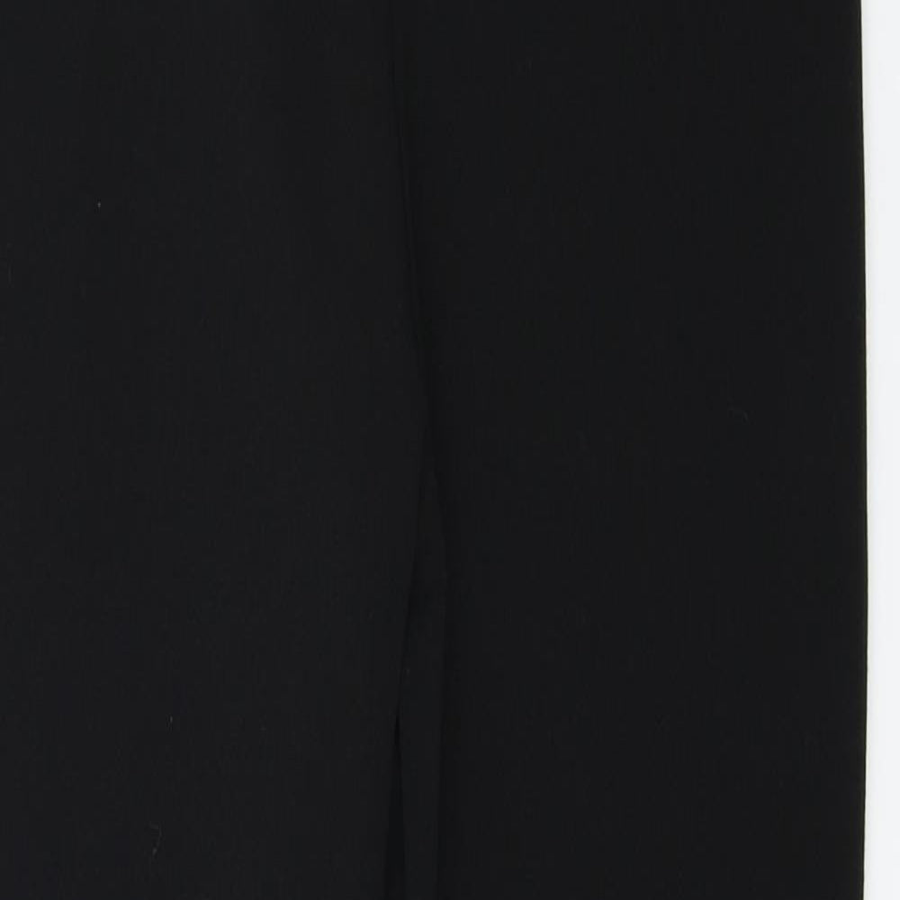 Womens UK Size 12 PRETTYLITTLETHING Regular Fit  Black Trousers