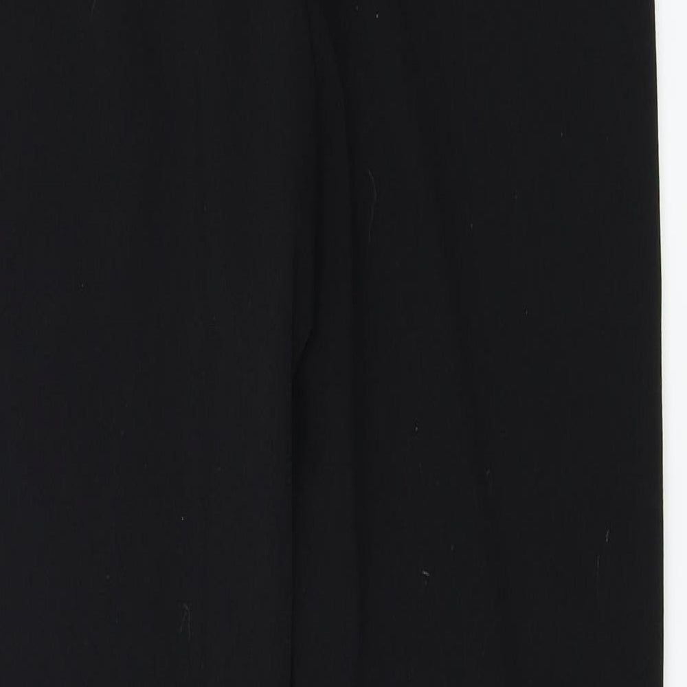 Womens UK Size 12 PRETTYLITTLETHING Regular Fit  Black Trousers