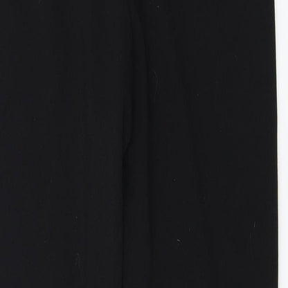 Womens UK Size 12 PRETTYLITTLETHING Regular Fit  Black Trousers