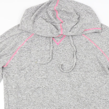 Time To Dream  Womens Grey   Pullover Hoodie Size M