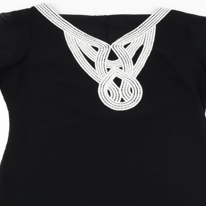 F&F Womens Black   Basic Blouse Size 10