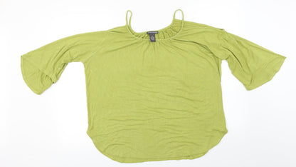Chelsea & Theodore  Womens Green   Basic Blouse Size XL