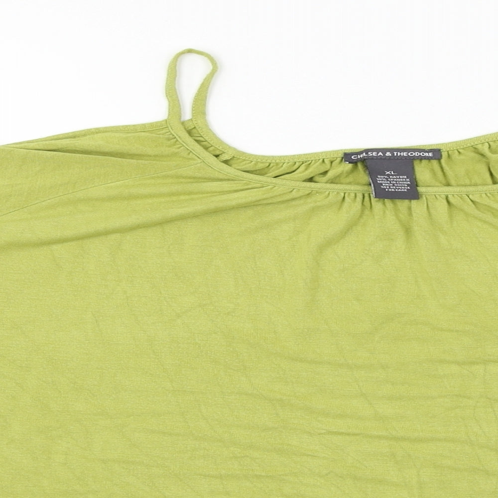 Chelsea & Theodore  Womens Green   Basic Blouse Size XL