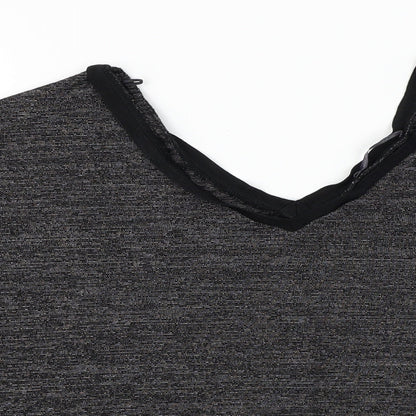 Womens UK Size 12 Marks and Spencer Black Basic T-Shirt