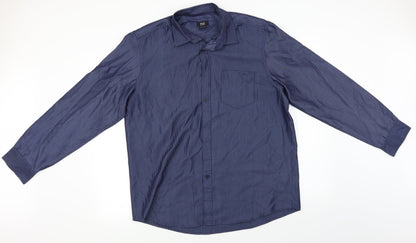 F&F  Mens Blue    Button-Up Size L