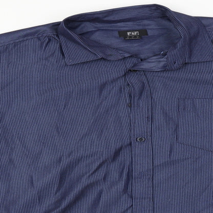 F&F  Mens Blue    Button-Up Size L