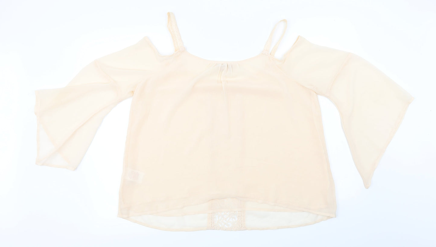 post skript Womens Pink   Basic Blouse Size 16