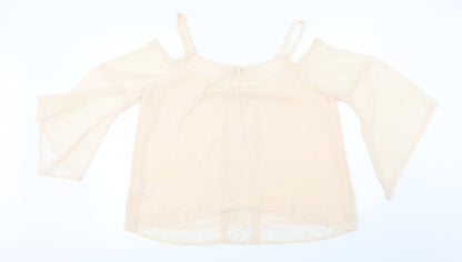 post skript Womens Pink   Basic Blouse Size 16