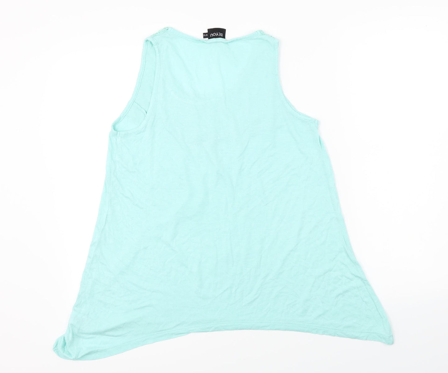 Womens UK Size 14 be you Green Basic Blouse