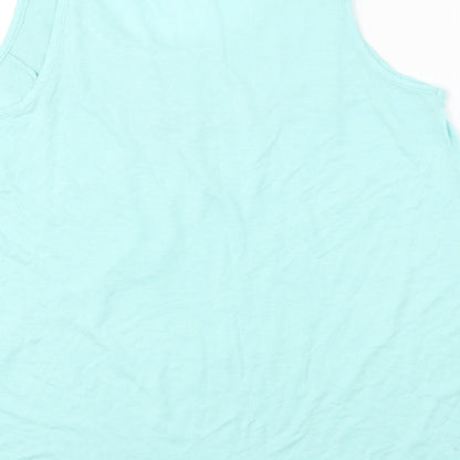 Womens UK Size 14 be you Green Basic Blouse