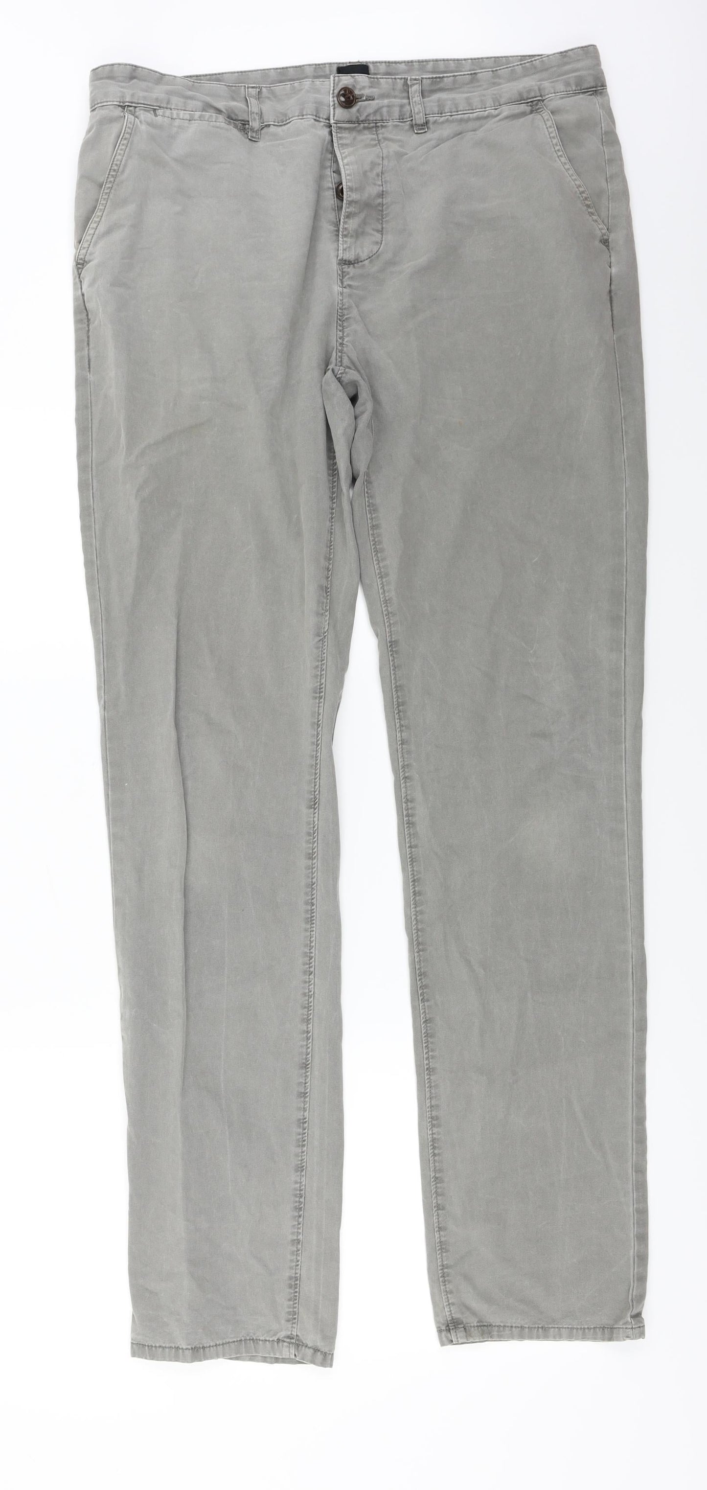 Womens UK Size 36 in ASOS Regular Fit  Grey Trousers