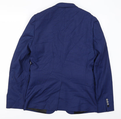 Mens UK Size 38 Burton Regular Blue Suit Jacket