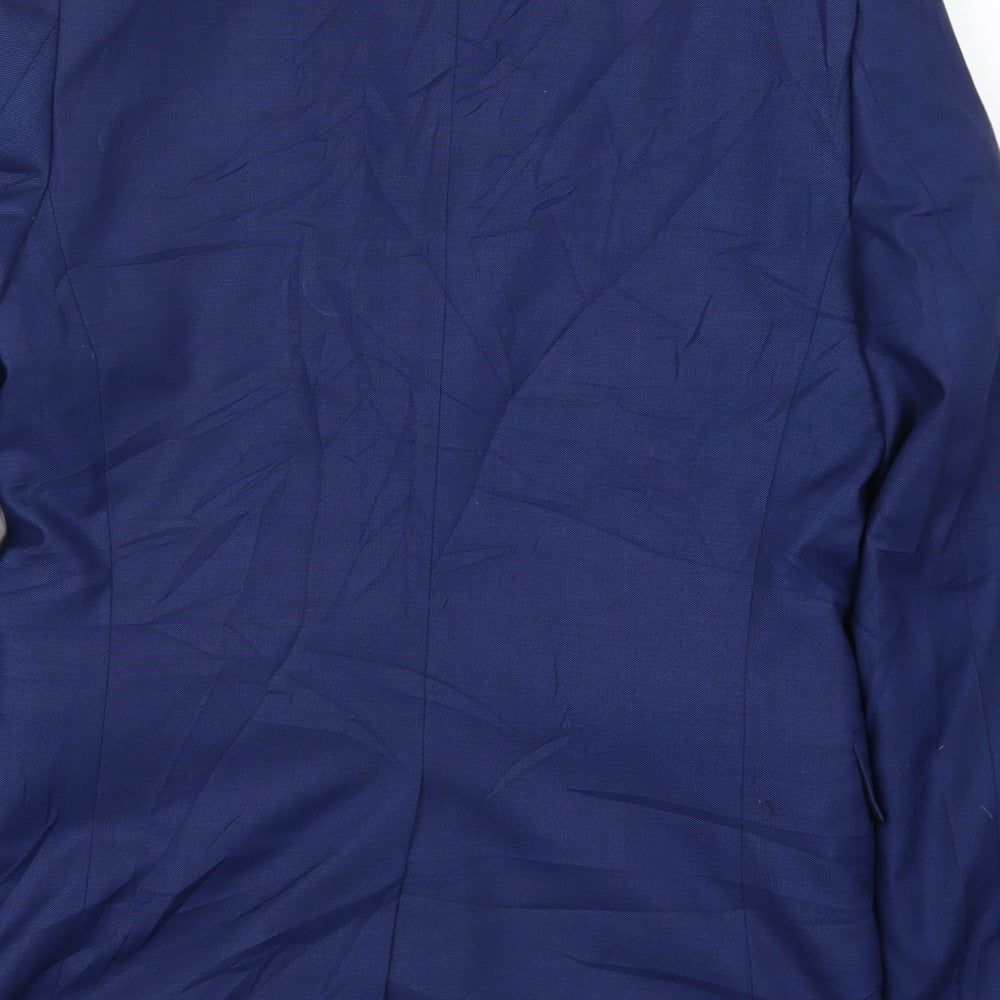 Mens UK Size 38 Burton Regular Blue Suit Jacket