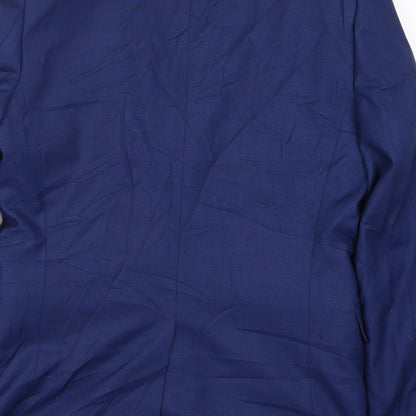 Mens UK Size 38 Burton Regular Blue Suit Jacket