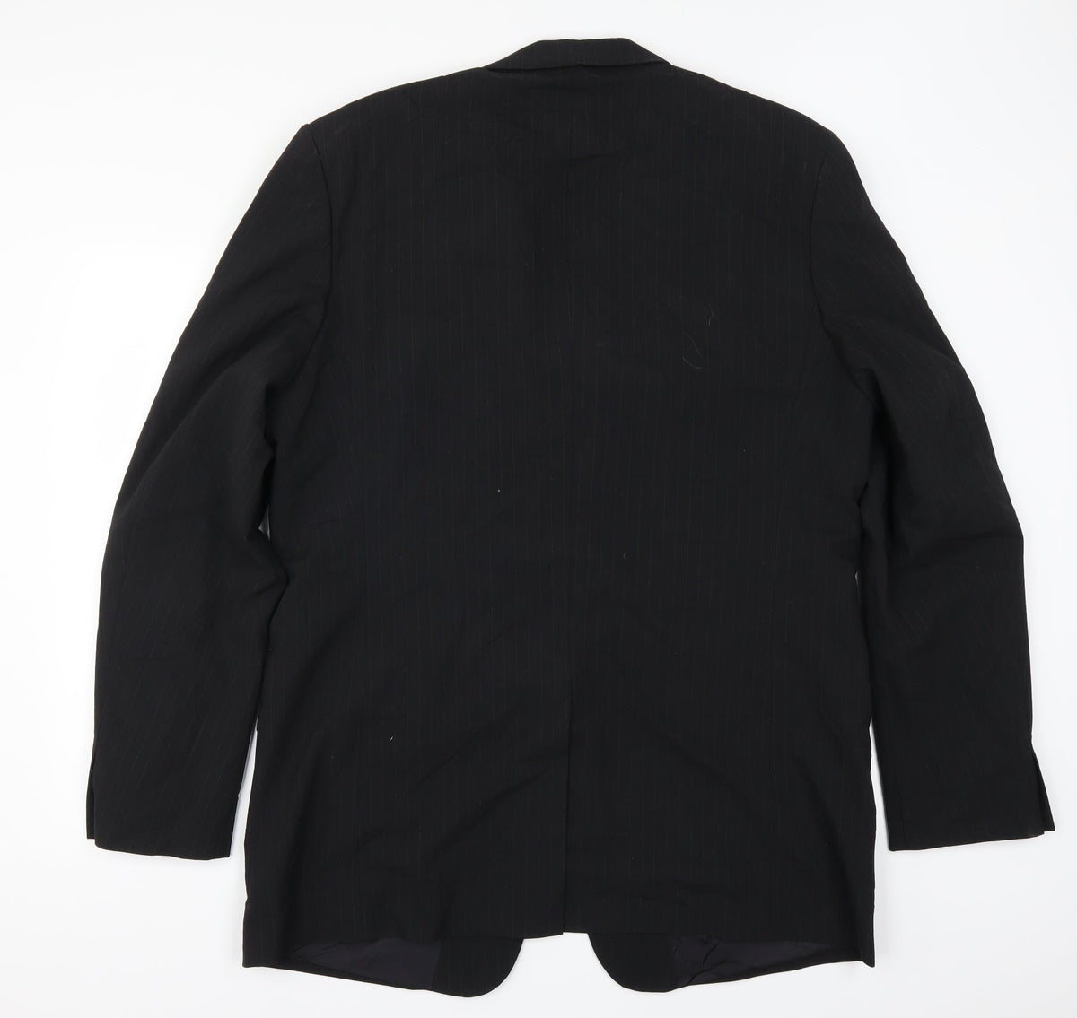 Bonprix Mens Black Striped Jacket Suit Jacket Size 46