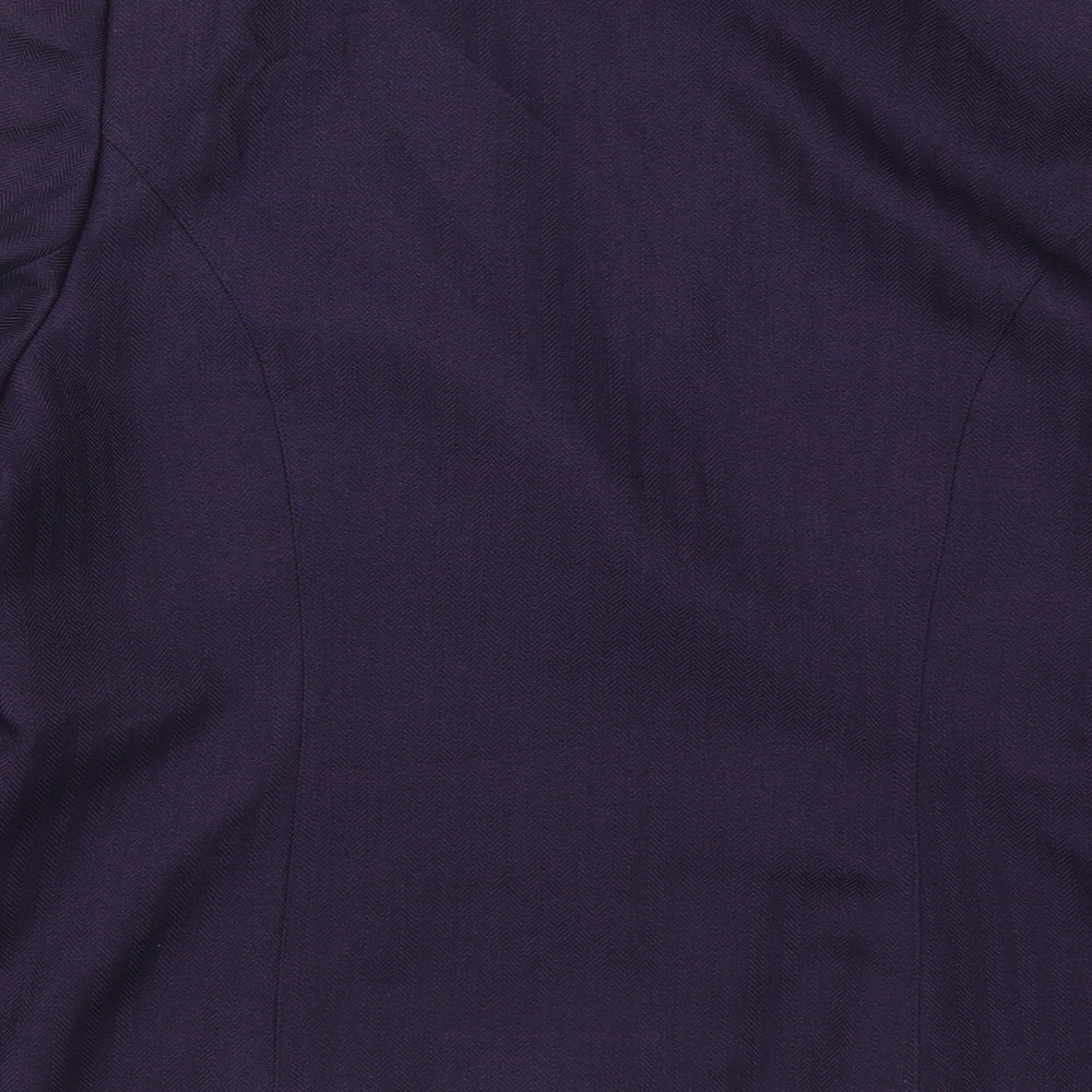 EWM Womens Purple   Jacket Suit Jacket Size 14