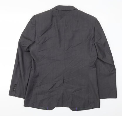 Mens UK Size 38 Marks and Spencer Regular Grey Suit Jacket