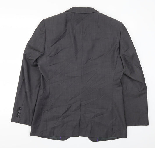 Mens UK Size 38 Marks and Spencer Regular Grey Suit Jacket