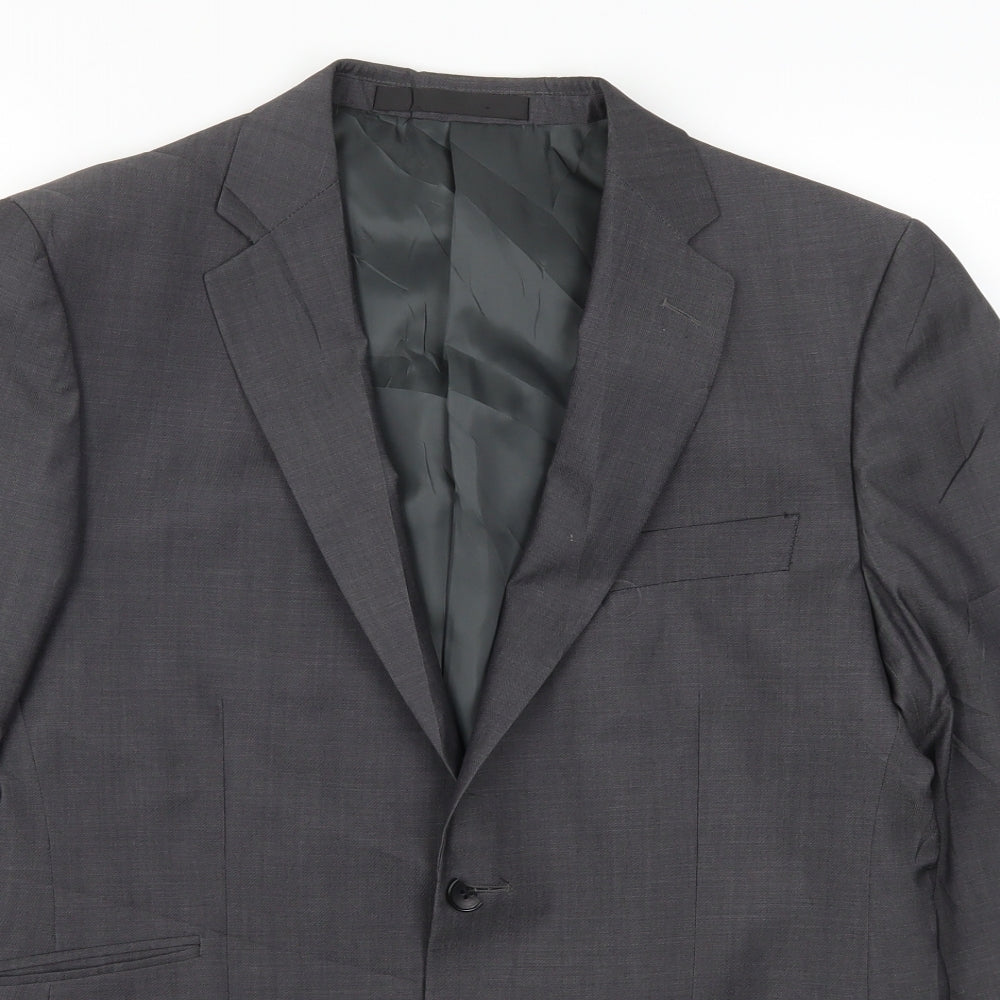 Mens UK Size 38 Marks and Spencer Regular Grey Suit Jacket