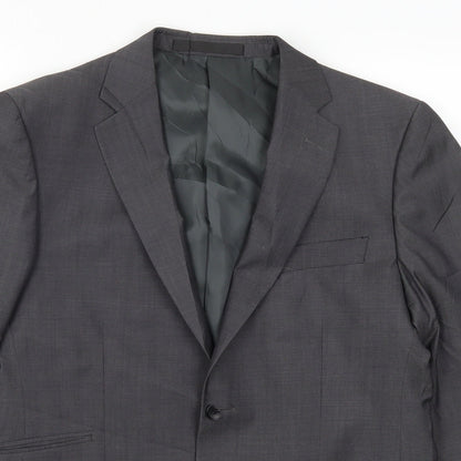 Mens UK Size 38 Marks and Spencer Regular Grey Suit Jacket