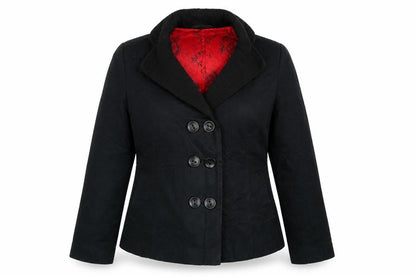 Womens UK Size 10 Per Una Black Jacket