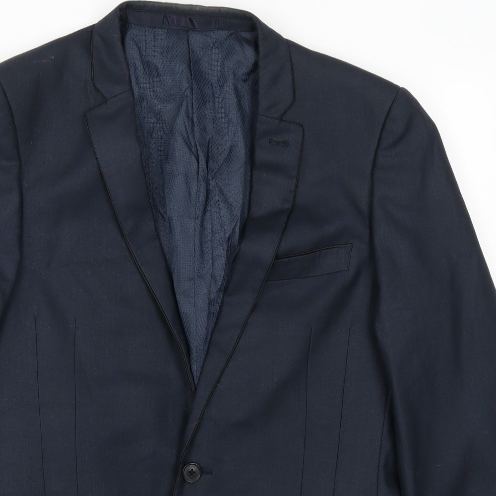 Mens UK Size 38 NEXT Regular Blue Suit Jacket