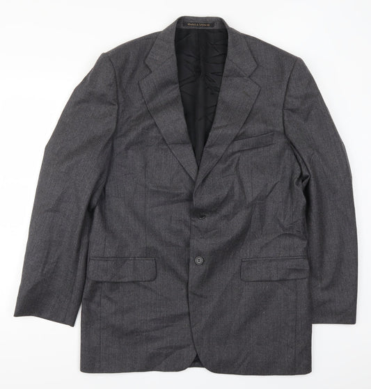 Mens UK Size 42 Marks and Spencer Regular Grey Suit Jacket