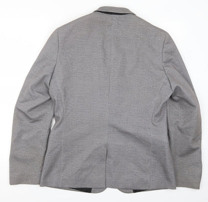 Mens UK Size 40 New Look Regular Grey Suit Jacket