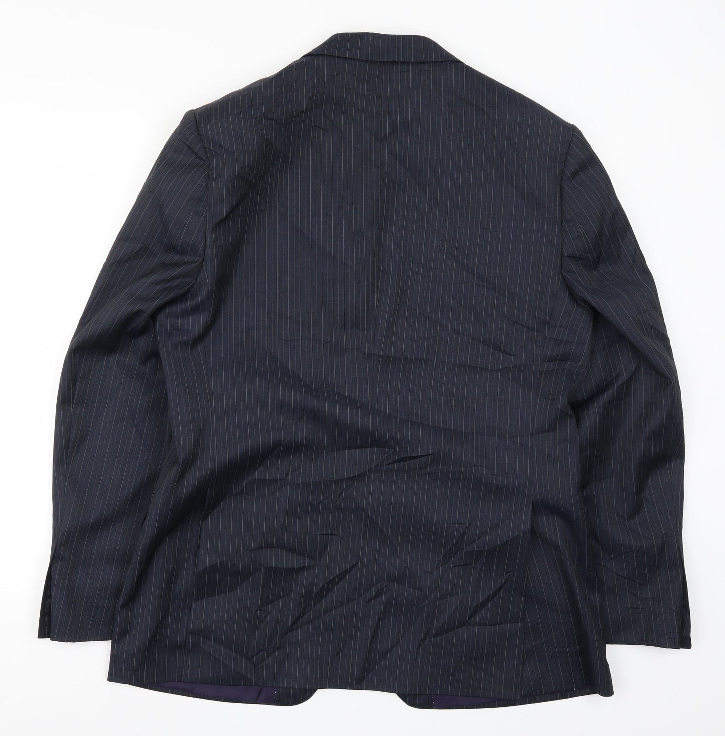 Mens UK Size 40 Daniel Hetcher Regular Blue Suit Jacket