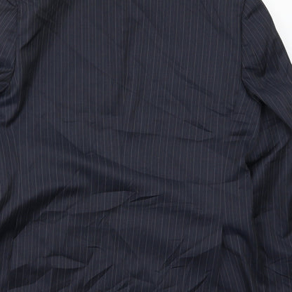 Mens UK Size 40 Daniel Hetcher Regular Blue Suit Jacket