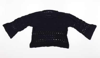 Marks & Spencer Womens Blue   Pullover Jumper Size M