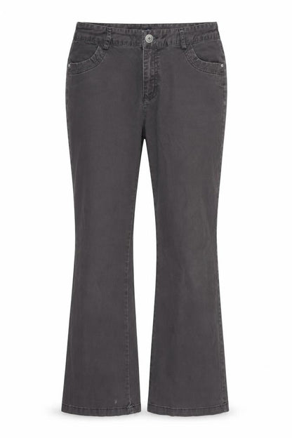 Maine New England Womens Grey Trousers Size 12 L27 in