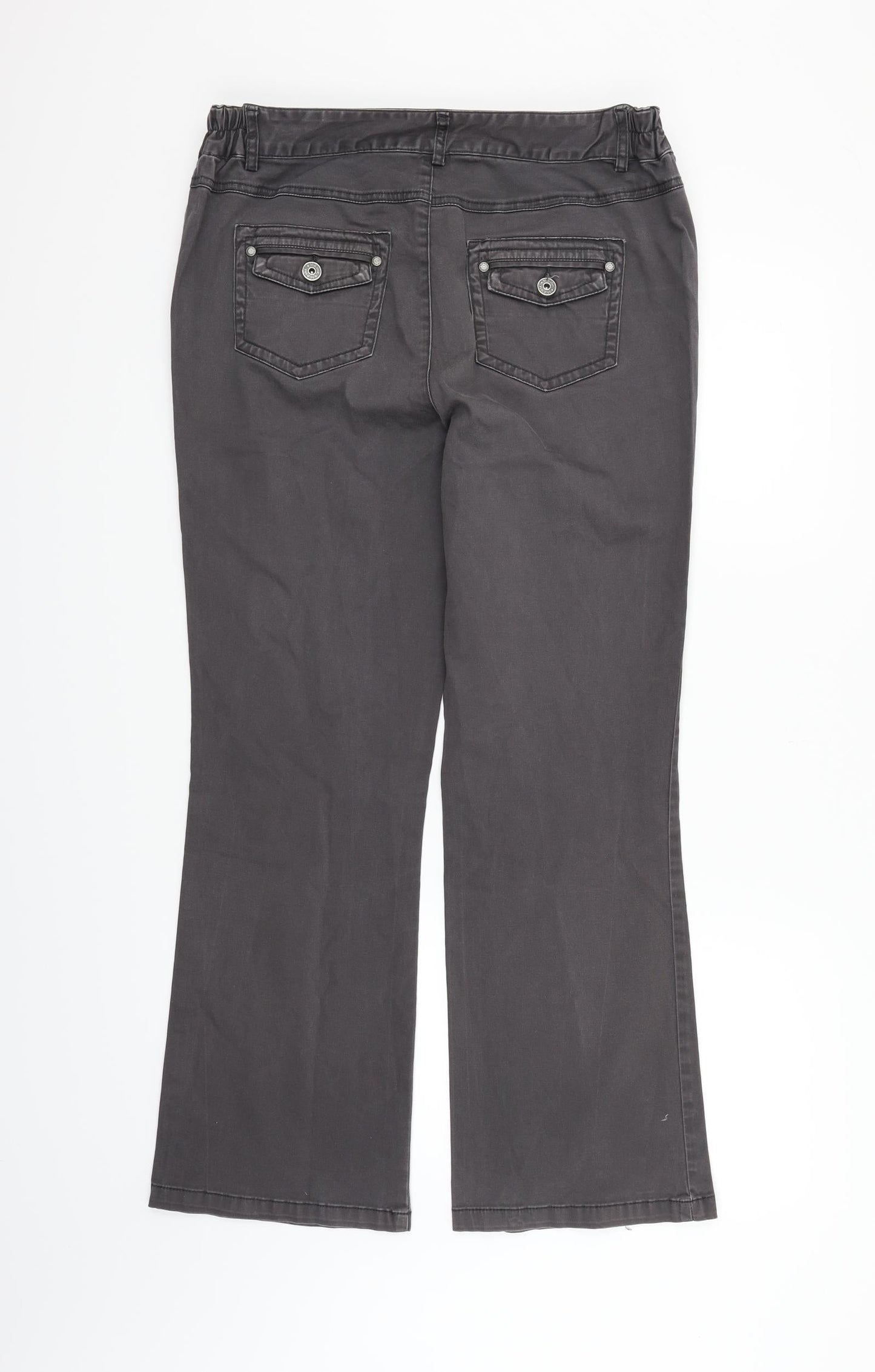 Maine Womens Grey   Trousers  Size 12 L27 in