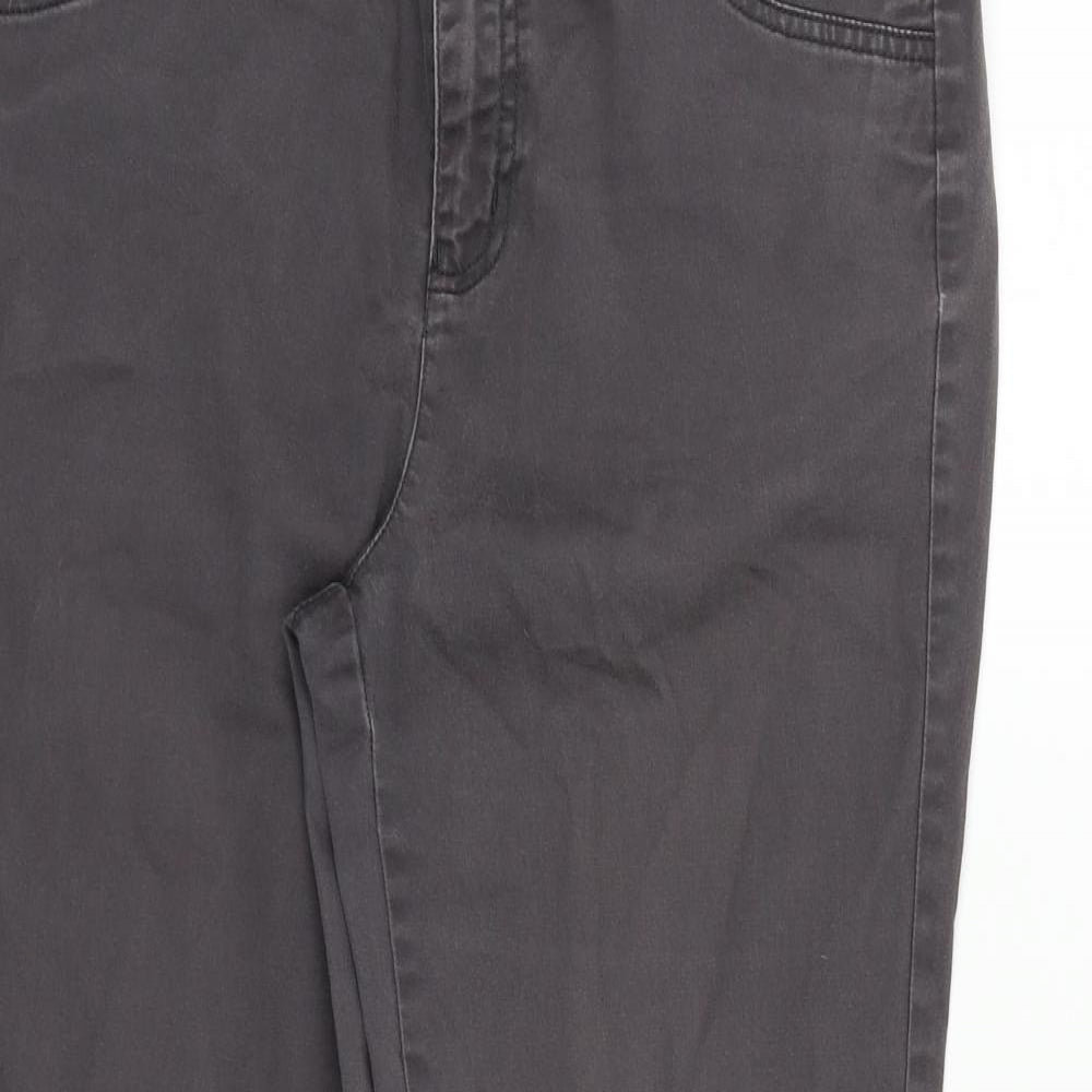 Maine Womens Grey   Trousers  Size 12 L27 in