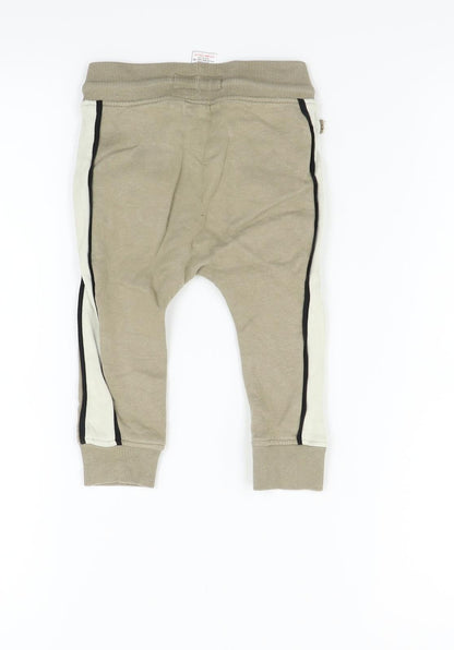 NEXT Girls Beige   Jogger Trousers Size 12-18 Months