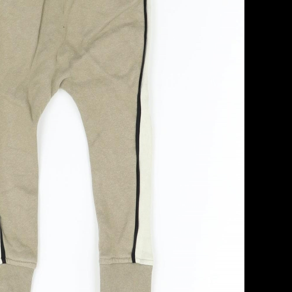 NEXT Girls Beige   Jogger Trousers Size 12-18 Months