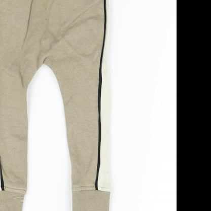 NEXT Girls Beige   Jogger Trousers Size 12-18 Months