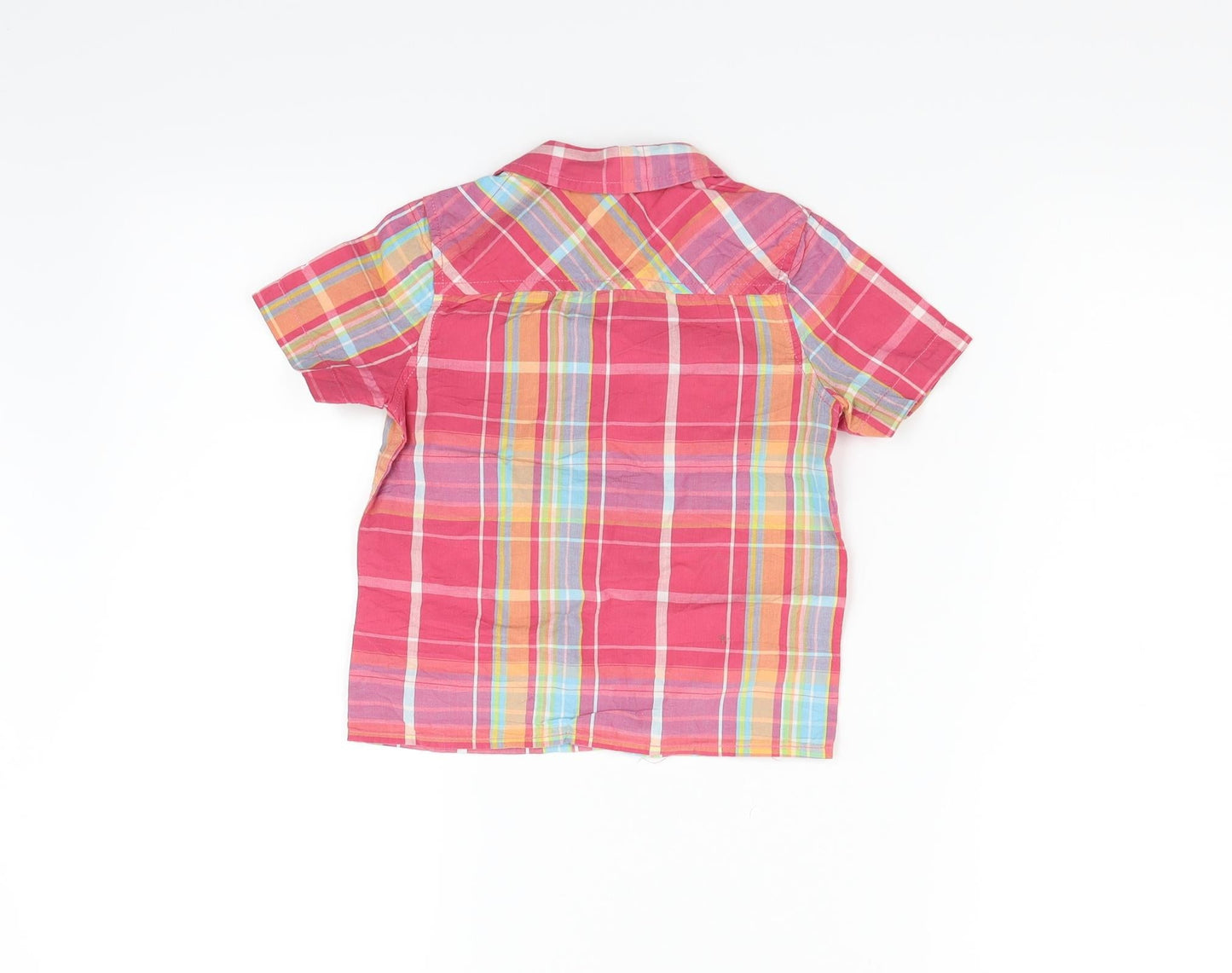 F&F Girls Pink Check  Basic Button-Up Size 2-3 Years