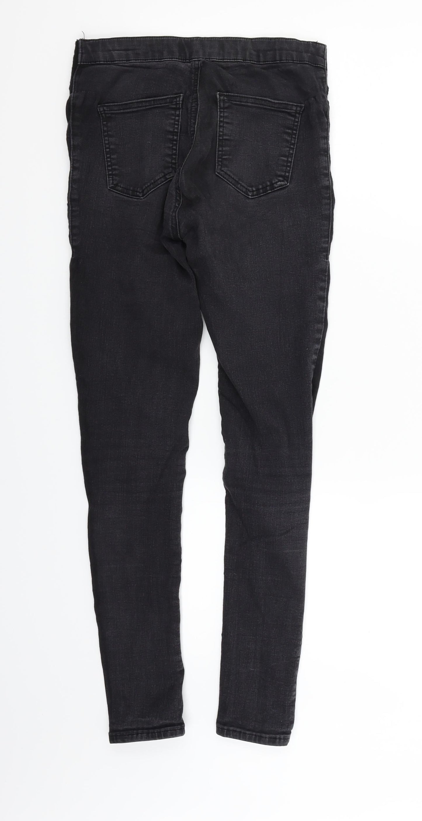 Topshop Womens Black   Skinny Jeans Size 8 L28 in