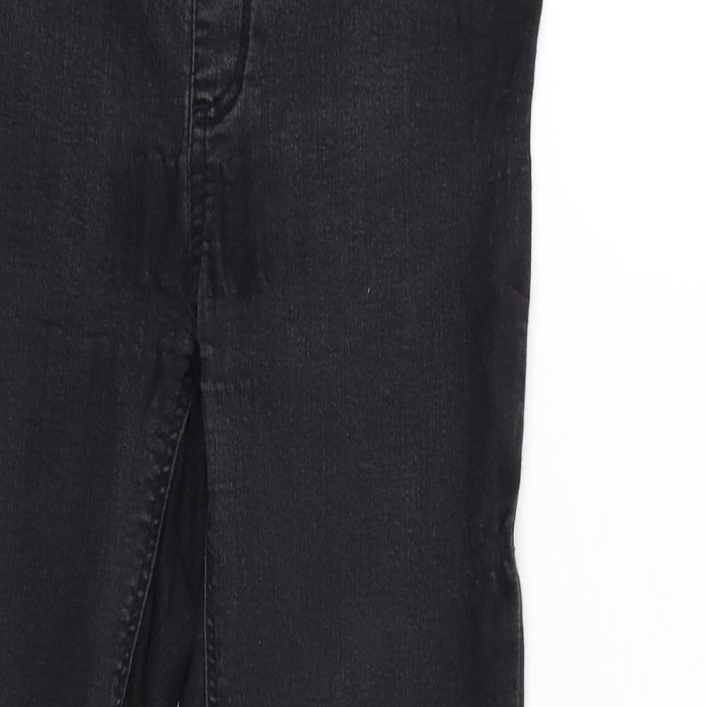 Topshop Womens Black   Skinny Jeans Size 8 L28 in
