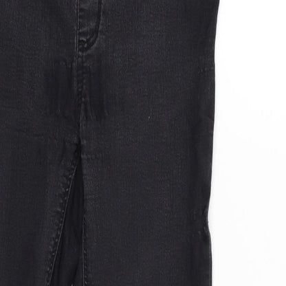 Topshop Womens Black   Skinny Jeans Size 8 L28 in