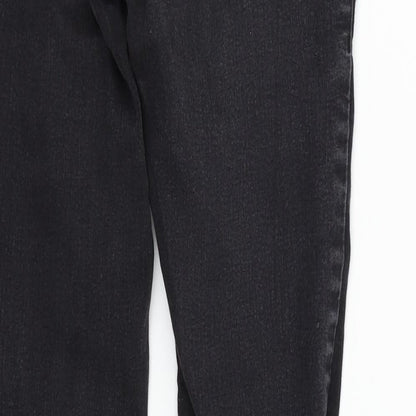 Topshop Womens Black   Skinny Jeans Size 8 L28 in