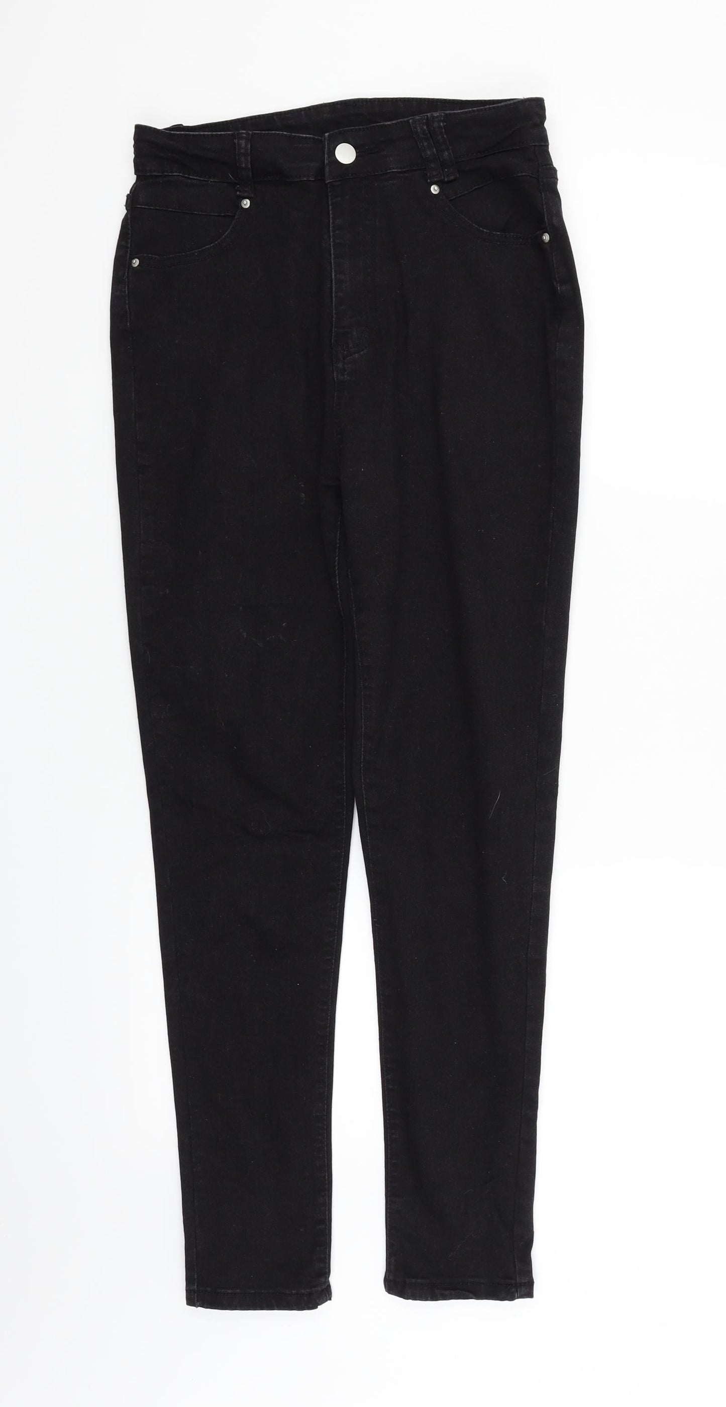 SheIn Womens Black   Straight Jeans Size M L27 in