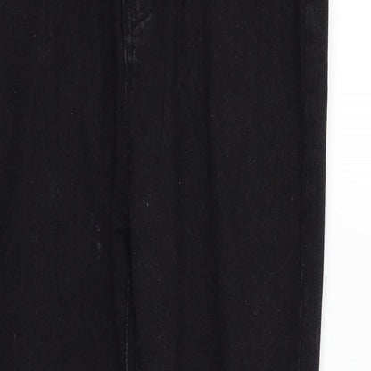 SheIn Womens Black   Straight Jeans Size M L27 in