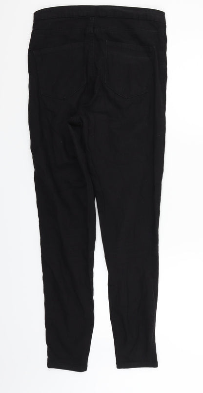 Womens UK Size 12 deniem & co Regular Fit Skinny Black Jeans