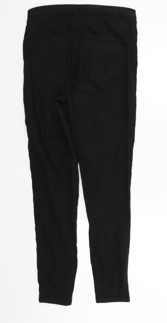 Womens UK Size 12 deniem & co Regular Fit Skinny Black Jeans